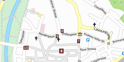 Stadtplan Mariensäule 