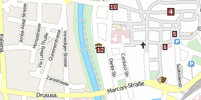 Museion  Bozen Stadtplan