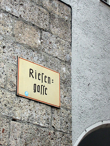 Fotos Straßenschild in Innsbruck